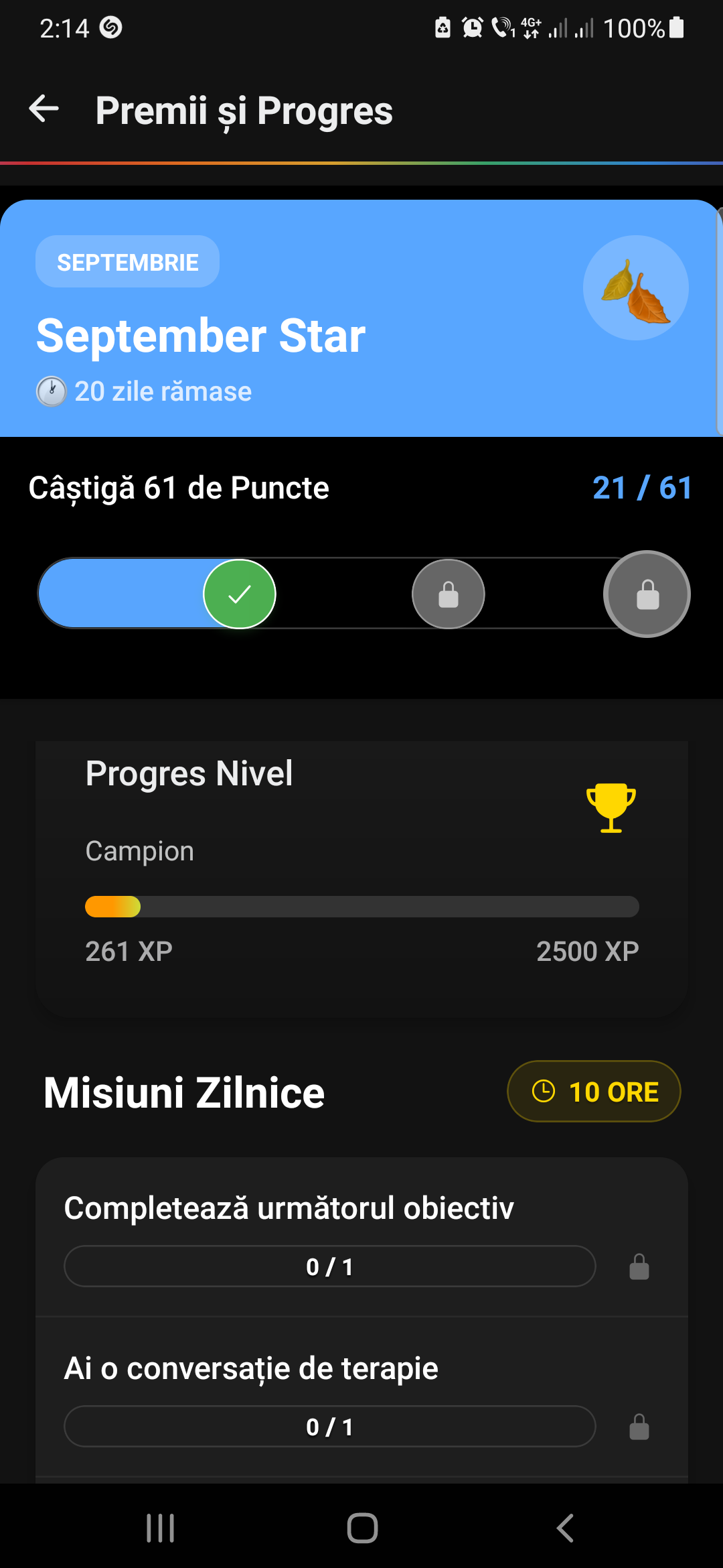Awards and progress